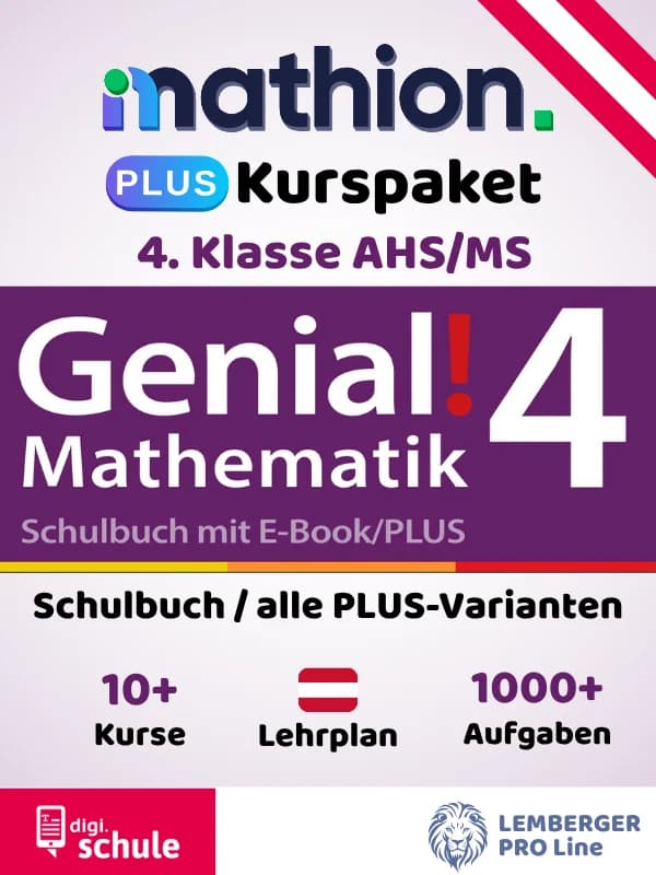 Mathion PLUS Kurspaket zu Genial! Mathematik 4, Österreich
